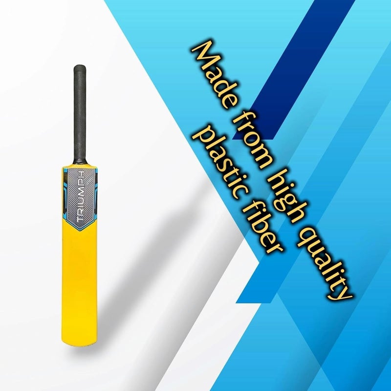 YOOGI Plastic Fiber Cricket Bat for Kids Safe & Sturdy for Indoor/Outdoor Use - Image 2